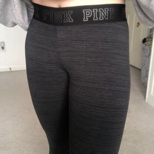 🌟Pink grey detailed leggings!🌟